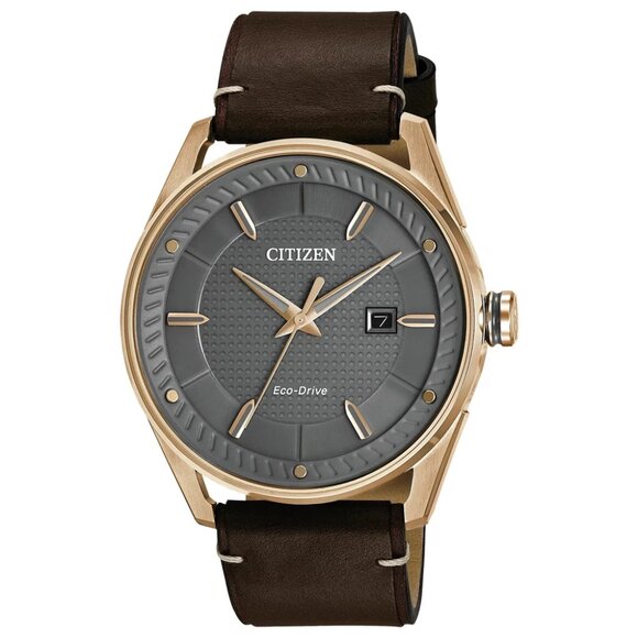 Citizen Men 's Sport Date Indicator Eco-Drive Brown Watch 42MM BM6983-00H - Picture 1 of 2